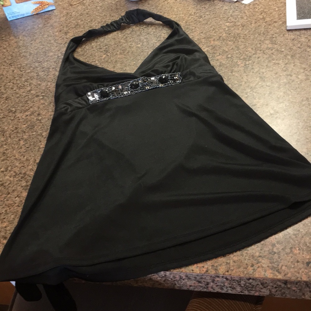 Guess Halter Top with sequins